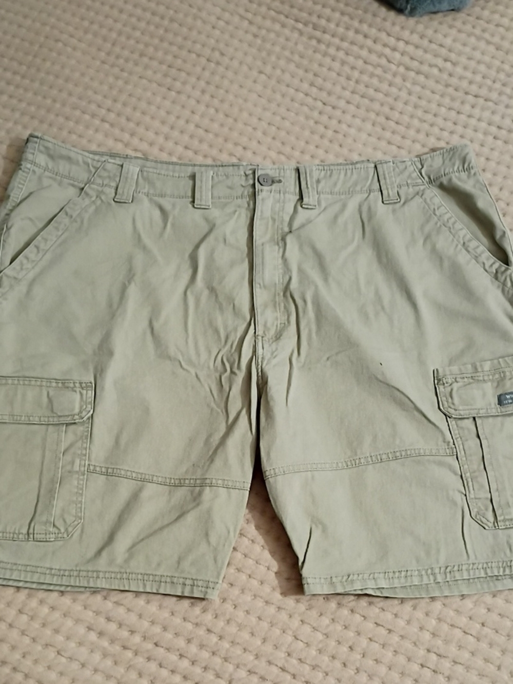 Wrangler Men's Cargo Shorts in Light Sage